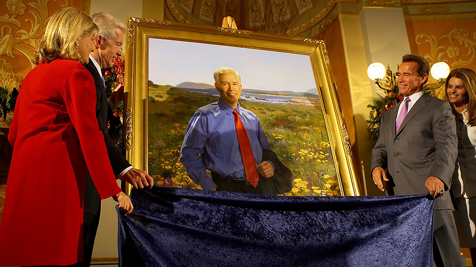 Official Gubernatorial Portrait Unveiled for Gray Davis